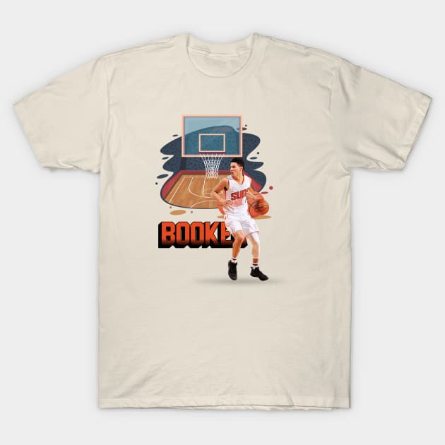 Devin Booker - Basketball T-Shirt by Cika Ciki